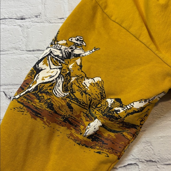 Wrangler Retro Cinched Waist Western Pullover Hoodie Sweatshirt - Picture 11 of 16